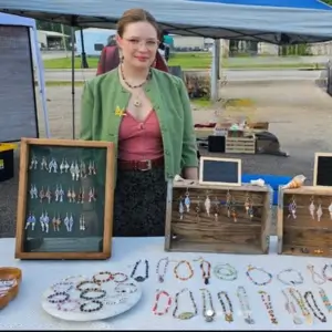 Jaqueline Harding jewelry and wearable artist in Owen County Indiana