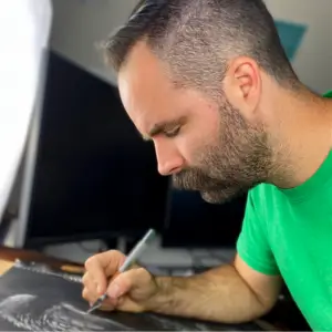 Seth Lagrange scratchboard artist